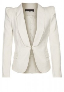 Hvid blazer