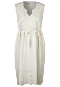 Hvid kjole